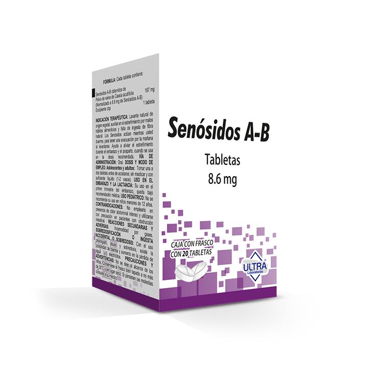 SENOSIDOS A Y B 8 6MG